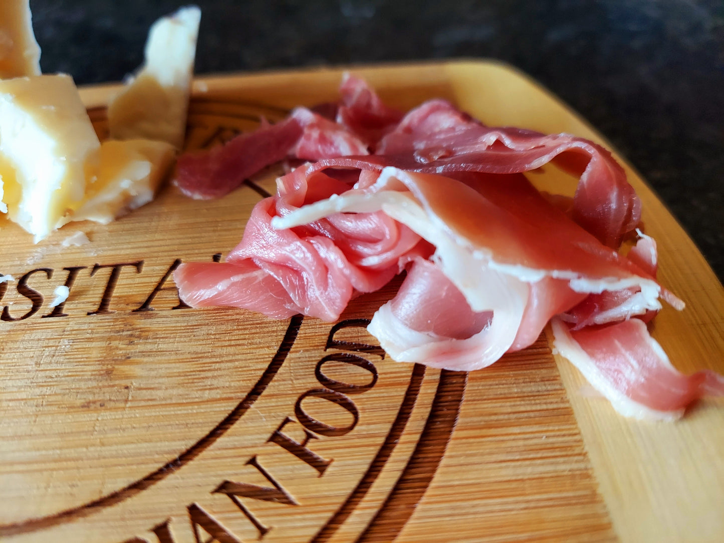 Prosciutto & Merlot Bellavitano cheese